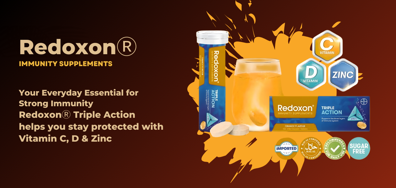 Your Everyday Essential for Strong Immunity RedoxonⓇ Triple Action helps you stay protected with Vitamin C, D & Zinc (1260 x 600 px) (3)