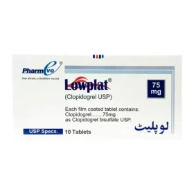 Lowplat Tablets 75mg (1 Box = 1 Strip)(1 Strip = 10 Tablets)