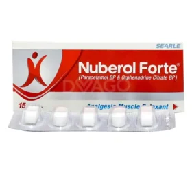 Nuberol Forte Tablets 650mg/50mg (1 Strip = 5 Tablets)