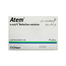 Atem Nebuliliser Solution Ampoule 0.025% 2ml (1 Box = 10 Ampoules)