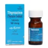 Thyroxine Tablets 50mcg (1 Bottle = 100 Tablets)