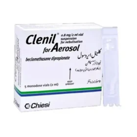 Clenil 2ml Compositum For Aerosol 0.8mg+1.6mg (1 Box = 10 Nebulization Solution)