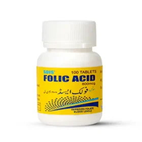 Sois Folic Acid Tablets (1 Bottle = 100 Tablets)