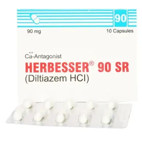 Herbesser SR Capsules 90mg (1 Box = 1 Strip)(1 Strip = 10 Capsules)