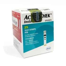 Accu-Chek Instant Blood Glucose Strips (Box = 25 Strips)
