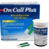 On Call Plus Blood Glucometer Test Strips (Box = 50 Test Strips)