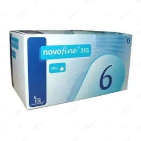 Novo Fine 31g Needles 6mm (1 Box = 100 Needles)