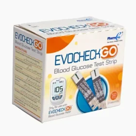 EvoCheck Go Blood Glucose Test Strips (Box = 50 Test Strips)