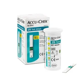 ACCU-Chek Active Blood Glucose Strips (Box = 25 Strips)