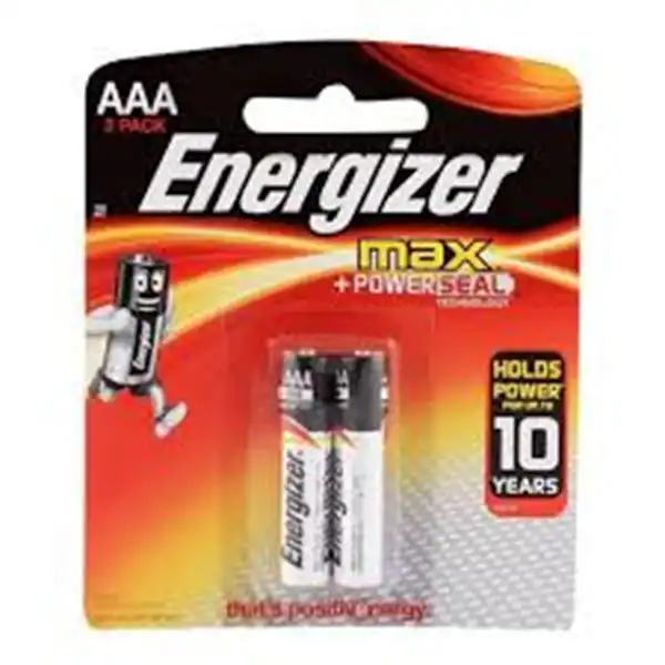 Energizer Max Battery Cell AAA - 2 Pcs