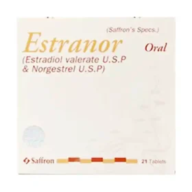 Estranor Tablets 2mg/0.5mg (1 Box = 1 Strip)(1 Strip = 21 Tablets)