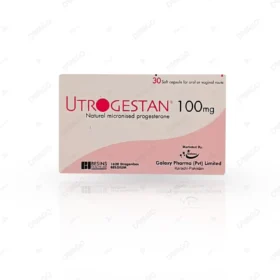 Utrogestan Capsules 100mg (1 Strip = 10 Capsules )