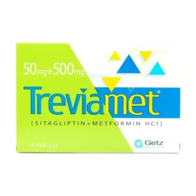 TreviaMet Tablets 50mg/500mg (1 Box = 2 Strips) (1 Strip = 14 Tablets)