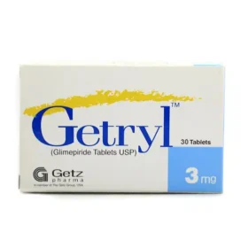 Getryl Tablets 3mg (1 Box = 3 Strips) (1 Strip = 10 Tablets)