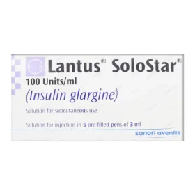 Lantus Solostar Injection 3ml Prefilled Pen 100Units/ml (1 Box = 5 Prefilled Pen)