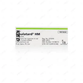 Insulatard Hm Injection 100Iu/ml 10ml (1 Box = 1 Injection)