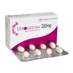 Utrogestan Softgel Capsules 200mg (1 Box = 1 Strip)(1 Strip = 15 Capsules)