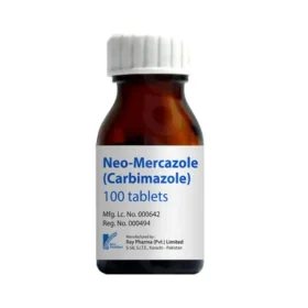 Neo-Mercazole Tablets 5mg (1 Bottle = 100 Tablets)