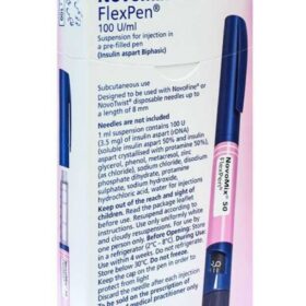 Novomix 50 Prefilled Pen 100IU/ml (1 Box = 5 Prefilled Pen)