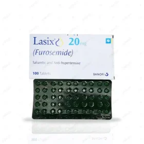 Lasix Tablets 20mg (1 Strip = 50 Tablets)