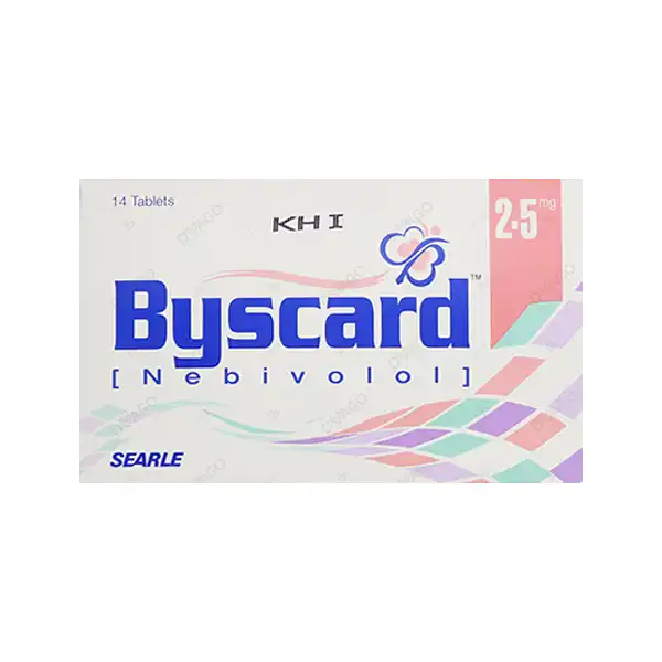 Byscard Tablets 2.5mg (1 Box = 1 Strip)(1 Strip = 14 Tablets)
