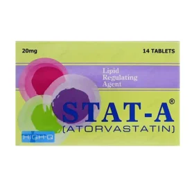 Stat-A Tablets 20mg (1 Box = 2 Strips) (1 Strip = 7 Tablets)
