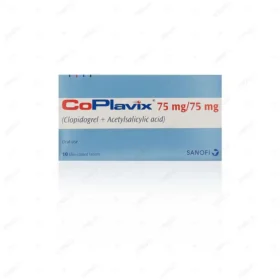 Co-Plavix Tablets 75mg/75mg (1 Box = 1 Strip)(1 Strip = 10 Tablets)
