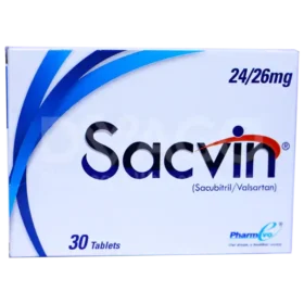 Sacvin Tablets 24mg/26mg (1 Box = 3 Strips) (1 Strip = 10 Tablets)