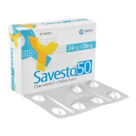 Savesto 50 Tablets 24/26mg (1 Box = 28 Tablets)