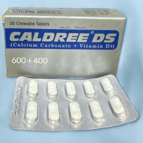 Caldree Ds Tablets 600+400 (1 Box = 3 Strips) (1 Strip = 10 Tablets)