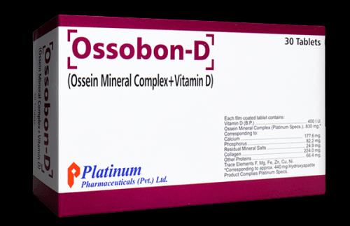 Ossobon-D Tablets (1 Strip = 10 Tablets)