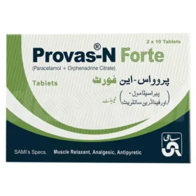Provas-N Forte Tablets 650mg/50mg (1 Box = 2 Strips) (1 Strip = 10 Tablets)