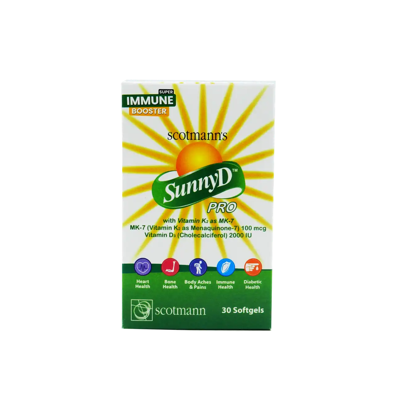 Sunny D Pro Softgel Capsules (1 Bottle = 30 Softgels)