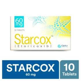 Starcox Tablets 60mg (1 Box = 1 Strip)(1 Strip = 10 Tablets)