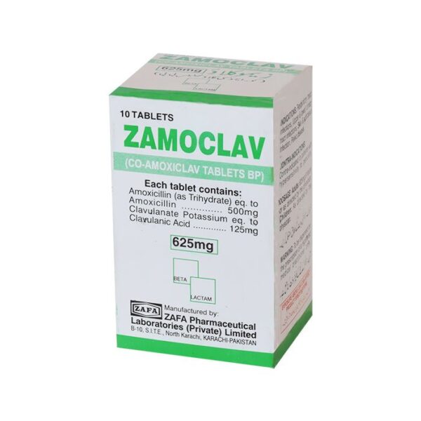 ZAMOCLAV 625MG TAB