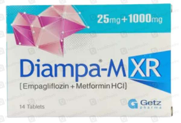 DIAMPA M XR 25MG /1000MG TAB