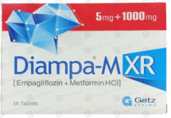 DIAMPA M XR 5MG /1000MG TAB