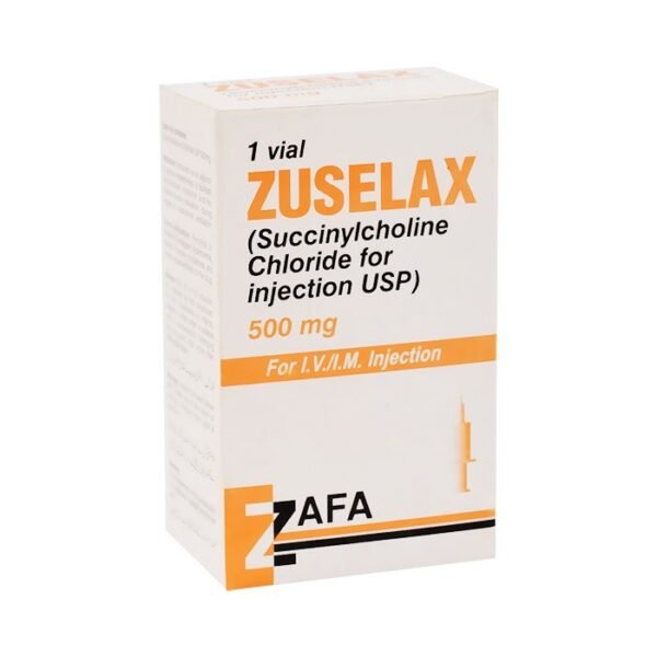 ZUSELAX 500MG INJ(SUCCINYLCHOLINE CHLORIDE)