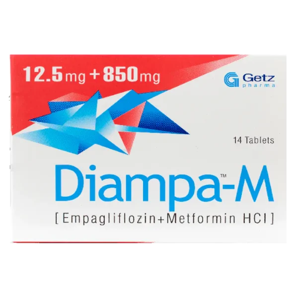 DIAMPA M 12.5+850MG TAB.