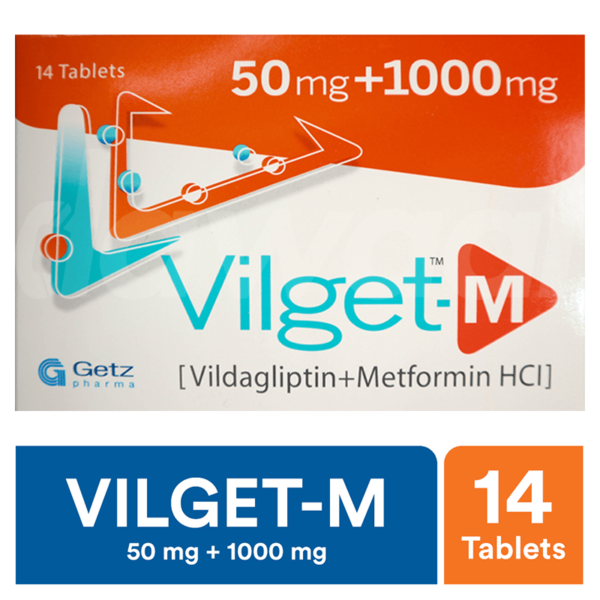 VILGET M 50MG/1000MG TAB(GETZ)