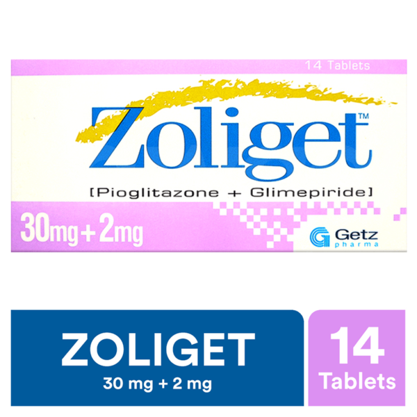 ZOLIGET 30MG+2MG TAB