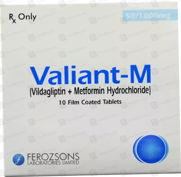 VALIANT M 50/1000MG TAB