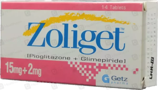 ZOLIGET 15MG+2MG TAB