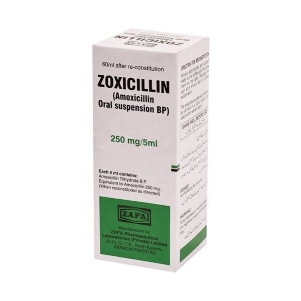 ZOXICILLIN 250MG 60ML SUSP